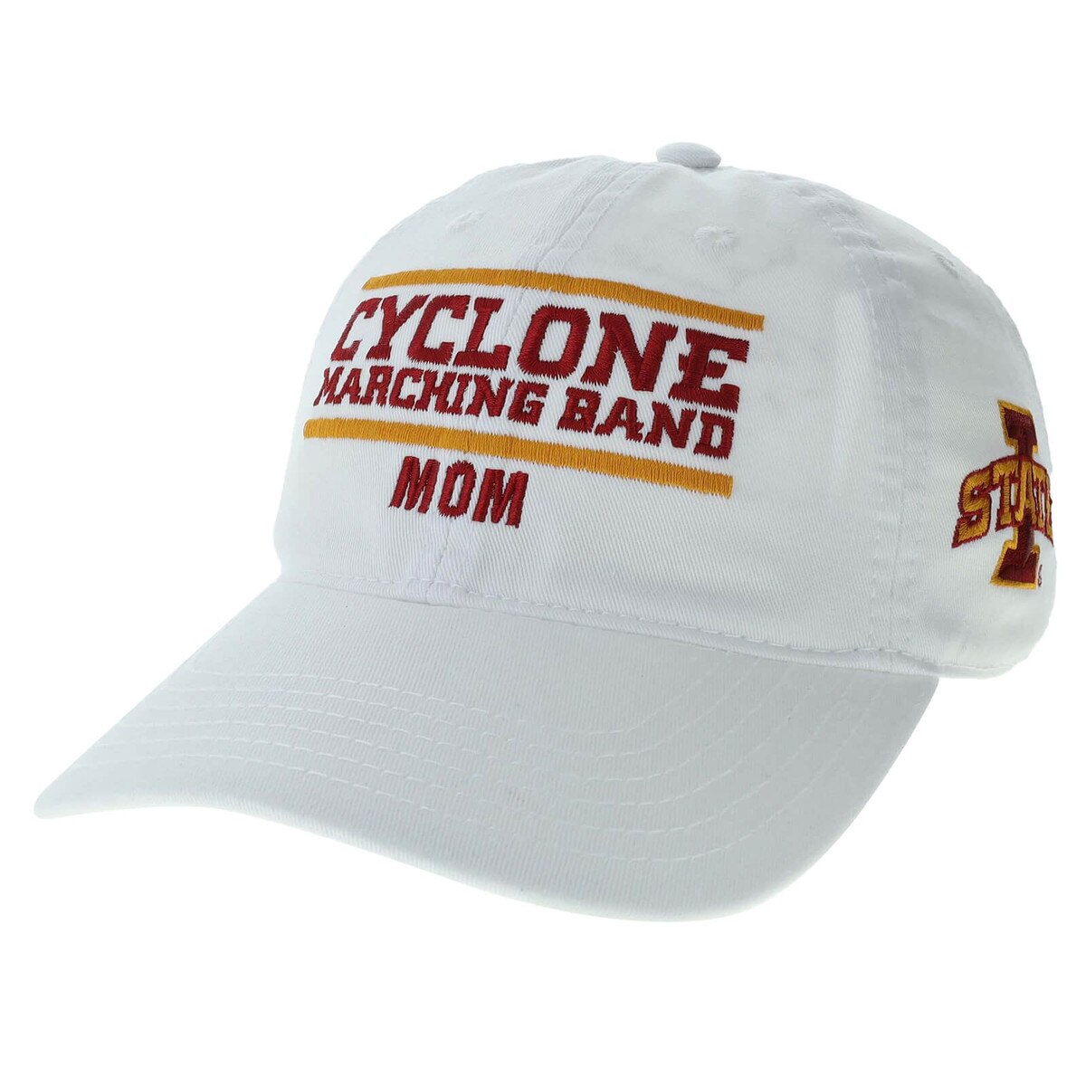 Legacy I-State Cyclone Marching Band Mom White Unstructured Hat